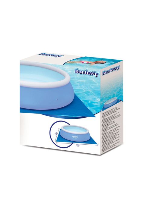 Bestway Lona Cubre Piso Para Piscina 3.96x3.96mt Azul-4