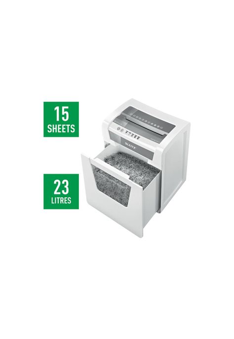 Trituradora Leitz IQ Office Corte Confeti P4 17 Hojas 23L-3
