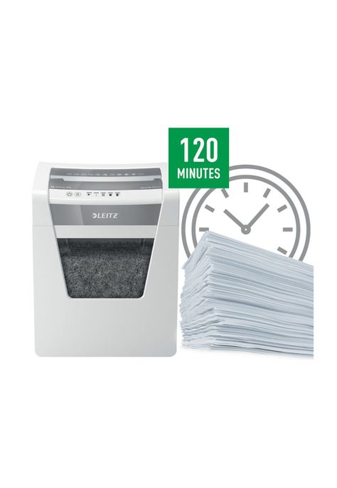 Trituradora Leitz IQ Office Microcorte 2x15mm P5 10 Hojas 23L-4