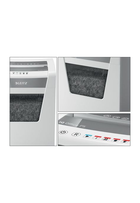 Trituradora Leitz IQ Office Microcorte 2x15mm P5 10 Hojas 23L-5