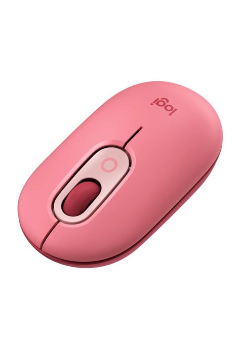 Logitech Pop Mouse Inalámbrico con Función Emojis Rojo Heratbreaker-2