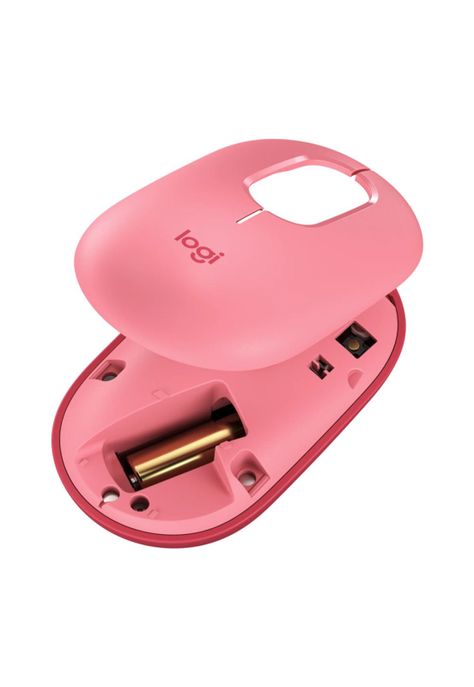 Logitech Pop Mouse Inalámbrico con Función Emojis Rojo Heratbreaker-4