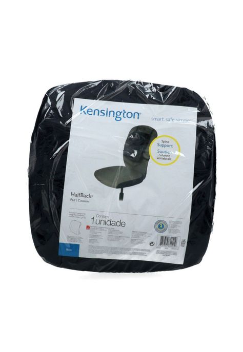 Kensington Cojín Lumbar Half Back Ergonómico Negro-2