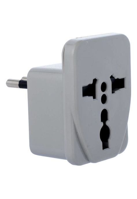 Adaptador Multinorma 10A - Gris (CON OBTURADOR)-0