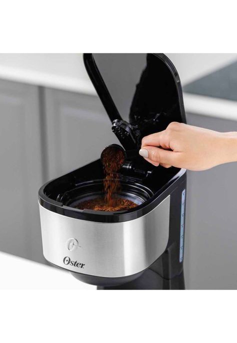 Oster Cafetera Programable 8 Tazas en Acero Inoxidable-3