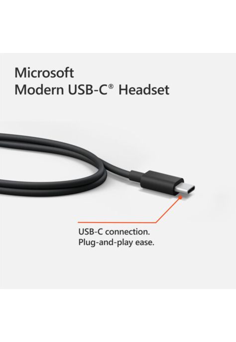Microsoft Modern Audífonos con Micrófono ANC USB-C Negro-8
