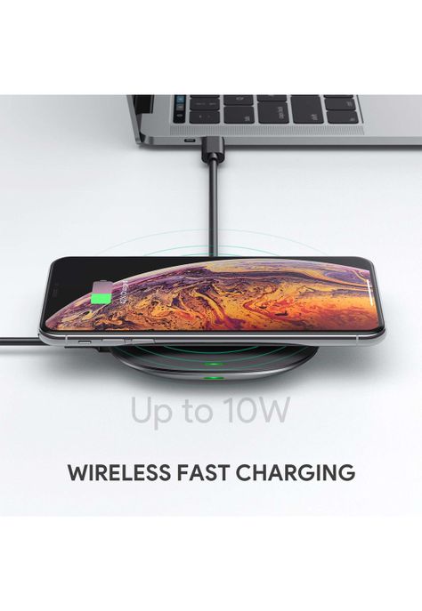 AUKEY HUB 5 en 1 USB-C con carga inalámbrica Negro - CB-C70-4