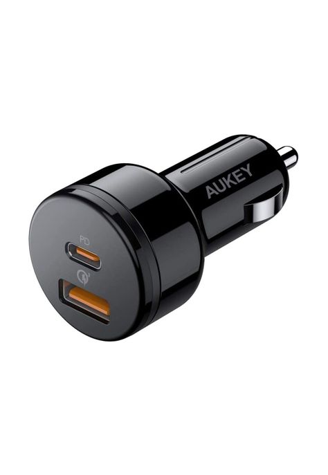 AUKEY Cargador de vehículo USB-A / USB-C 36W Negro CC-Y18-0