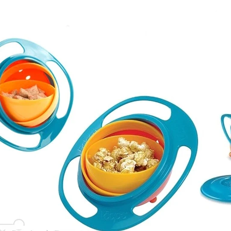 Plato Antiderrame Niño Bebé Gira en 360°-1