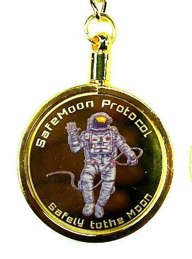 Llavero Safemoon Exclusivo Alta Calidad De Lujo AJ97-1