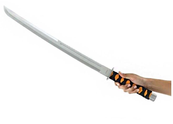 Katana Espada Japonesa Sable Decorativo Diseño Cierra 70 Cm-2