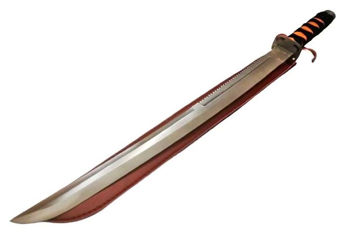 Katana Espada Japonesa Sable Decorativo Diseño Cierra 70 Cm-3