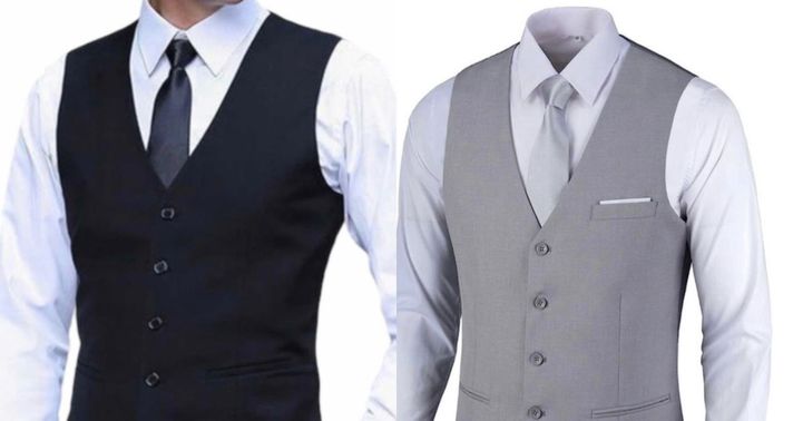 Set chaleco Gillette traje mas una corbata de vestir top venta -2