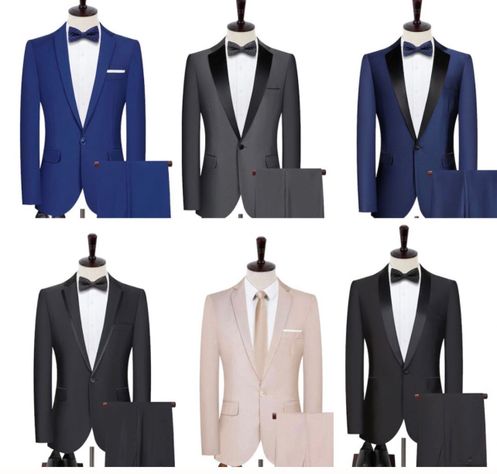 Traje clasico para hombre conjunto de 2 uds-2