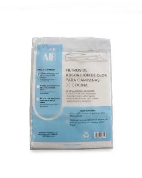 Filtro campana 60 cm. sin indicador de saturación-0
