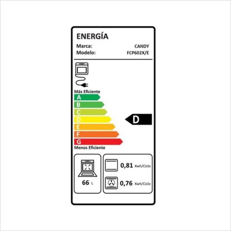 Kit Horno eléctrico y Encimera A Gas FCP602X+ CHW6LBX-3
