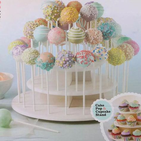 Stand Porta Cake Pop & Porta Cupcake 2 En 1-0