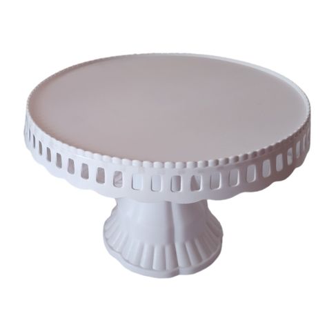 Porta Torta tipo Alzador Redondo 24cm - Blanco-0