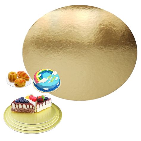 Pack 6 Base Cartón Redonda para Repostería 32cm-0