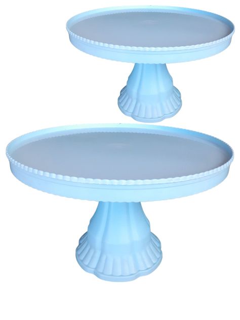 Pack 2 Alzador Redondo para Pasteles 32cm - Celeste-0