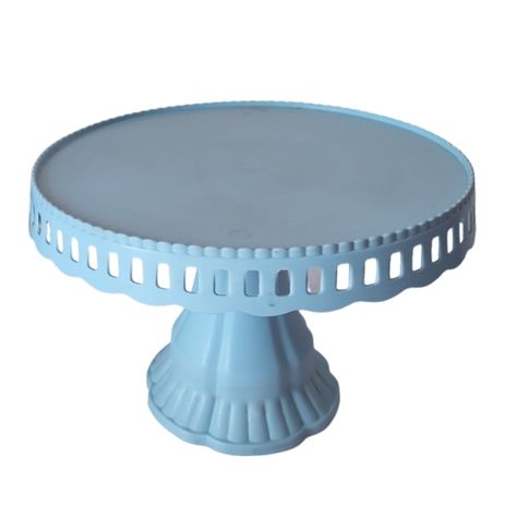 Porta Torta tipo Alzador Redondo 32cm - Celeste-0