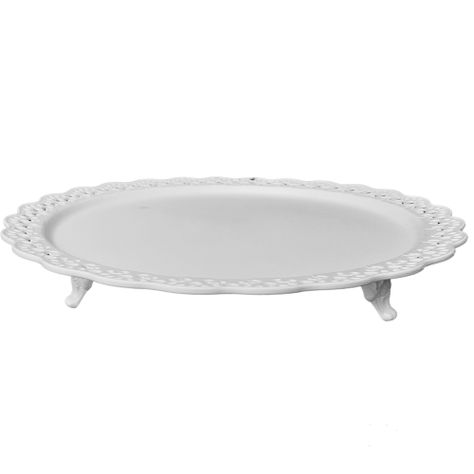 Porta Torta Redondo Grande Con Tapa 33cm - Blanco-1