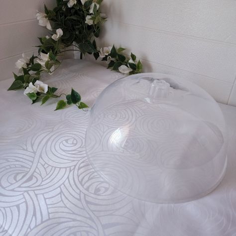 Porta Torta Redondo Grande Con Tapa 33cm - Blanco-2