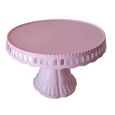 Porta Torta tipo Alzador Redondo 32cm - Rosado-0