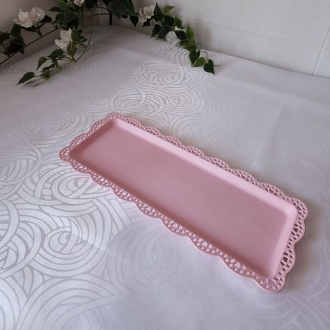 Set 4 Piezas Candy Bar (Porta Torta, Porta Cupcake, Bandeja) - Rosado-4