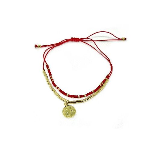 PULSERA PROTECTORA SAN BENITO DOBLE SAN BENITO JOYAS-0