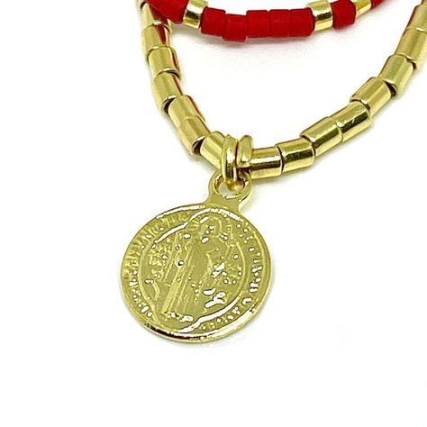 PULSERA PROTECTORA SAN BENITO DOBLE SAN BENITO JOYAS-1