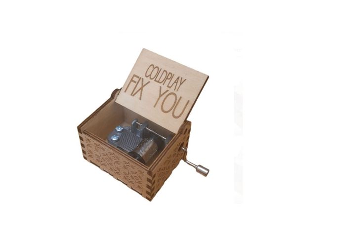 CAJA MUSICAL DE MADERA COLD PLAY FIX YOU-0