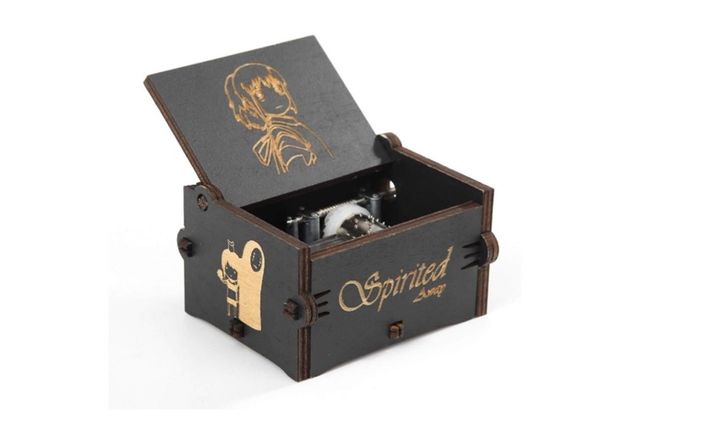 CAJA MUSICAL SPIRITED AWAY NEGRA VIAJE DE CHIHIRO-1