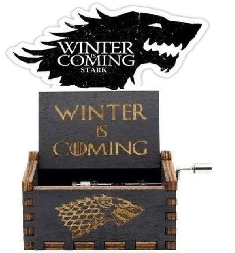 GAME OF THRONES WINTER IS COMING caja musical -1