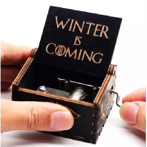 GAME OF THRONES WINTER IS COMING caja musical -0