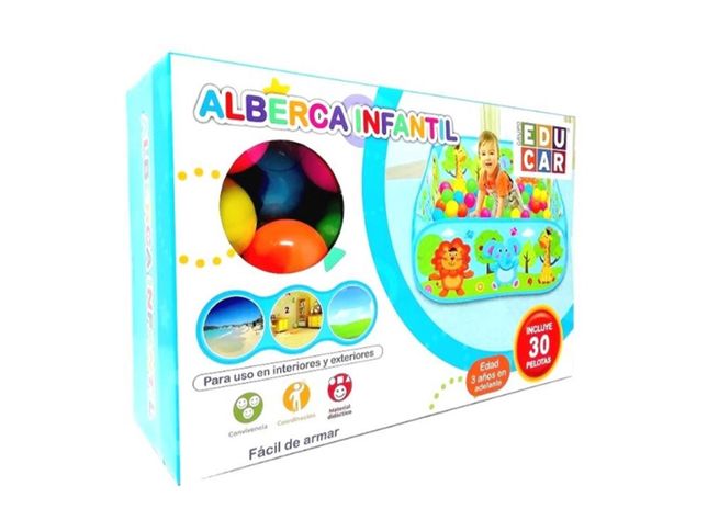 PISCINA DE PELOTAS INCLUYE 30 BOLAS 72X29X72 CM -2
