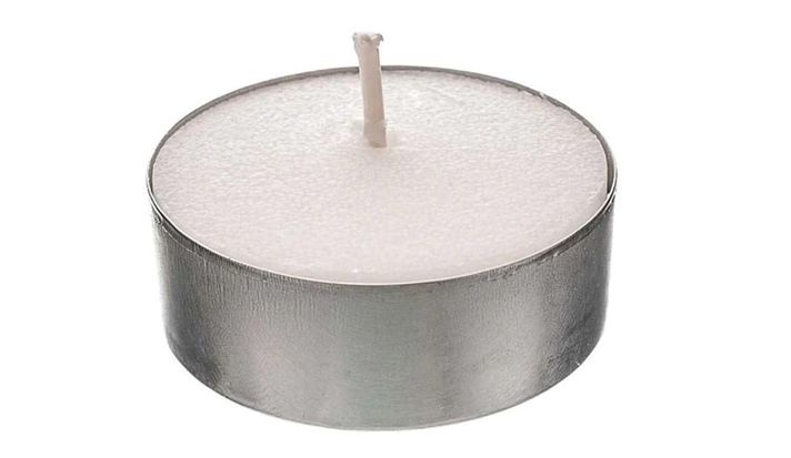 SET DE 50 VELAS TEA LIGHT 0.9 X 3.5 CM BLANCO-2