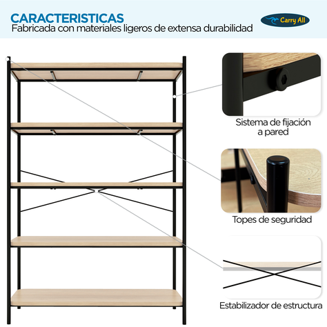 Repisa Estante 5 Niveles Carry All® Línea Minimalist-2