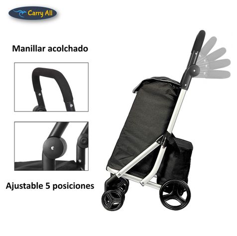 Carrito de Compras Premium Plegable Feria Gympie 55 Litros Bolso Cooler-4