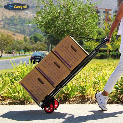 2x1 Escalera 3 Peldaños y Carro de Carga Tipo Yegua Plegable-5
