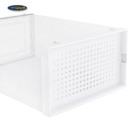 Pack 6 Cajas Organizadoras Zapatos Ropa Varios Apilables Zapatera-3
