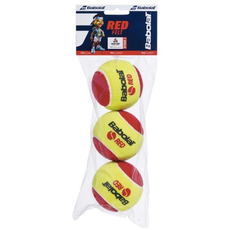 Pelotas De Tenis BABOLAT Red Felt - X3-0
