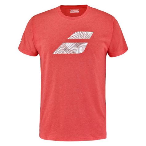 EXERCISE BIG FLAG TEE MEN / Poppy Red Hthr-0