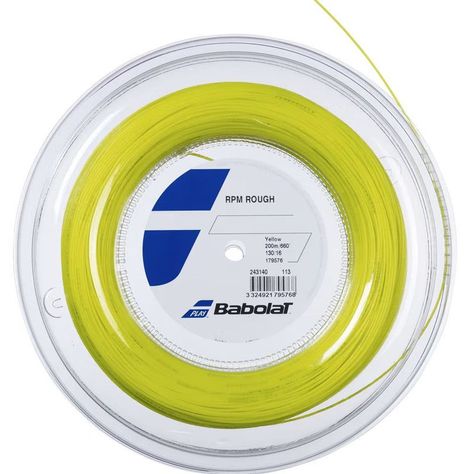CUERDA TENIS BABOLAT RPM ROUGH 1.30 X 200 MTS (AMARILLO)-0