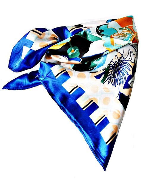 Pañuelo Bandana Romina Azul VivaFelicia-0