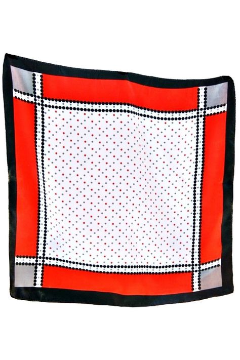Pañuelo Bandana Lunares Rojo Viva Felicia-3