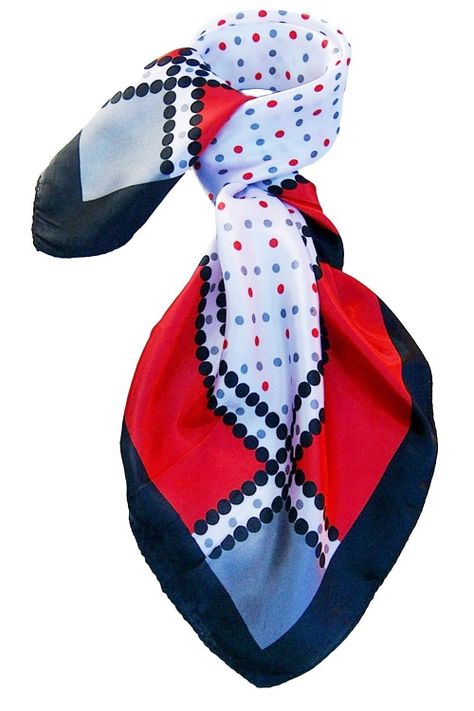 Pañuelo Bandana Lunares Rojo Viva Felicia-1