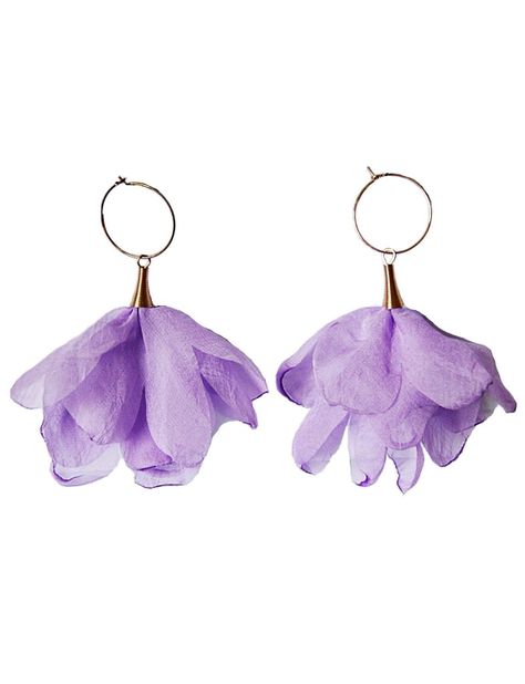 Aros Acero Cisne Lila Lavanda Viva Felicia-0