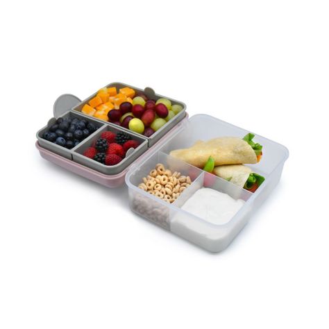 Lonchera Bento Box Con Cubiertos - Rosa-2