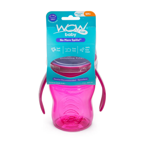 Vaso Wow Cup Baby Tritan Rosado-2